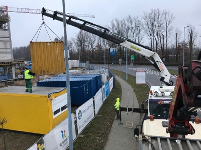 Transport kontenerów budowlanych Częstochowa